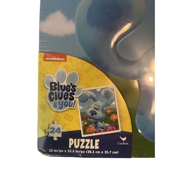 Blue's Clues & You Large Lunch Tin Box with 24 pc puzzle inside - TW1 - Picture 5 of 7